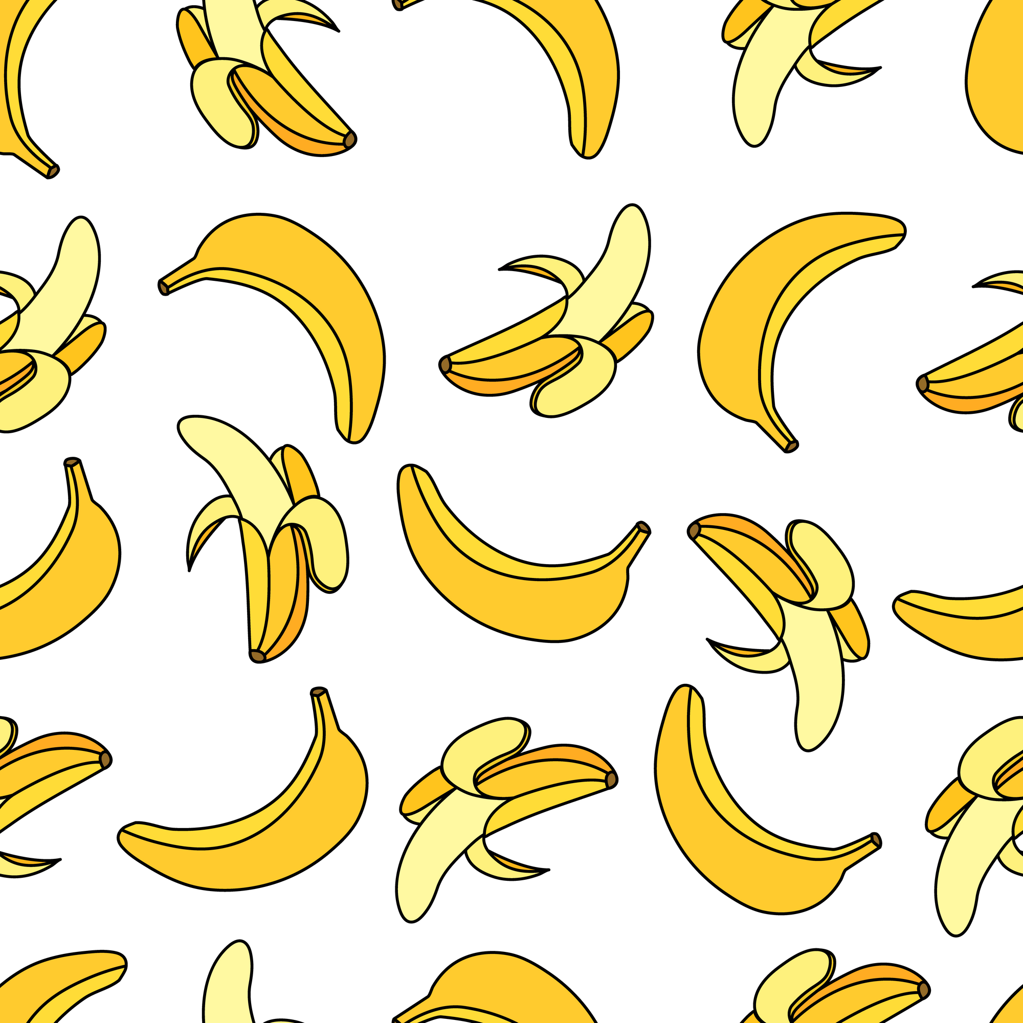 Bananas Seamless Pattern